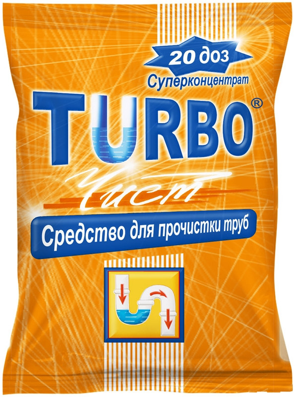 Засіб для прочищення труб TURBOЧИСТ 1000 г, гранули